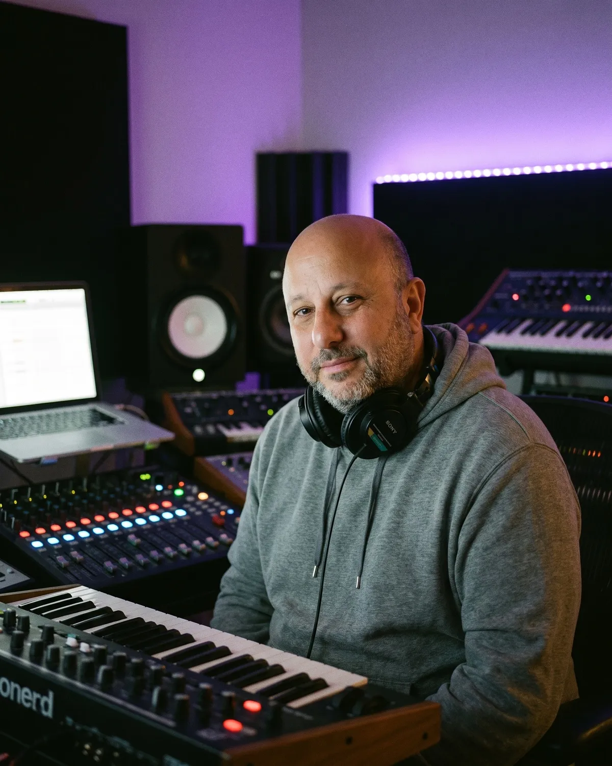 SINAPI producing in his studio